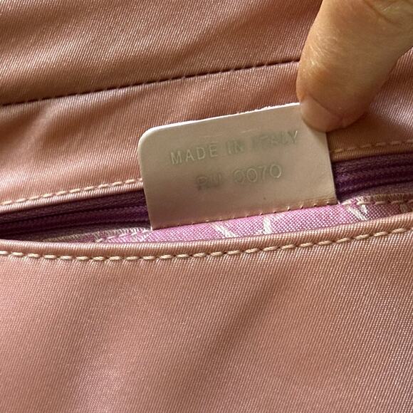 Galliano Christian Dior Maris Pearl Shoulder Bag Pink Blush Y2K Carrie Bradshaw - Picture 5 of 11